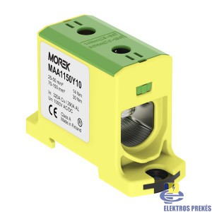 MAA1150Y10 Gnybtas Geltonas/Žalias Al/Cu2x25-150mm²