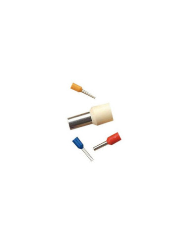 10mm² L-12mm 100vnt Izoliuotas užmonolitinimo antgalis raudonas. HILPRESS