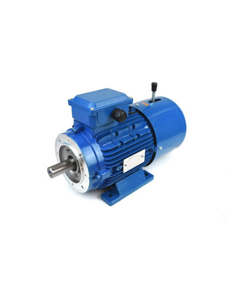 Trifazis elektros variklis 0.55kw-1380aps/min su stabdžiu, universalus 80B34
