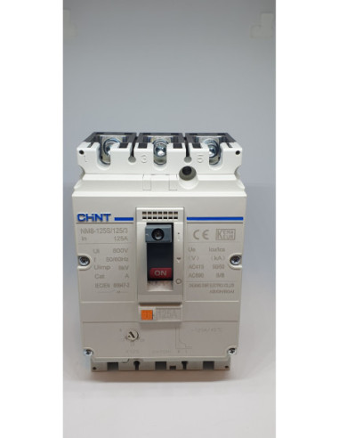 Automatinis jungiklis MCCB NM8-125S 125A 50kA CHINT