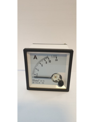 Analoginis tiesioginio jungimo ampermetras 10A AC sfim