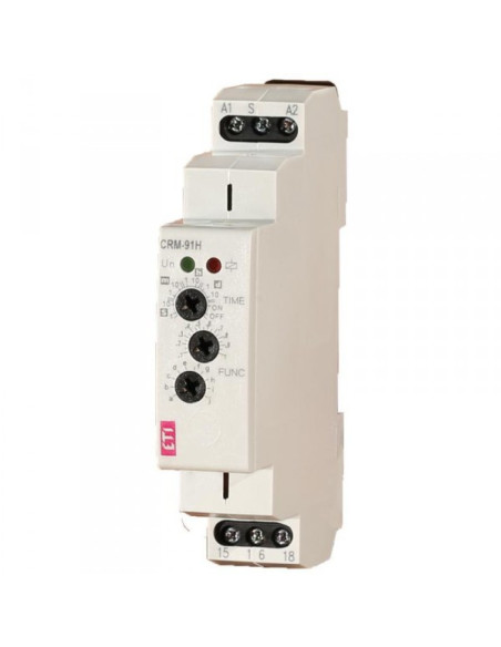CRME-101 Multifunkcinė laiko relė AC/DC 12-240V ETI