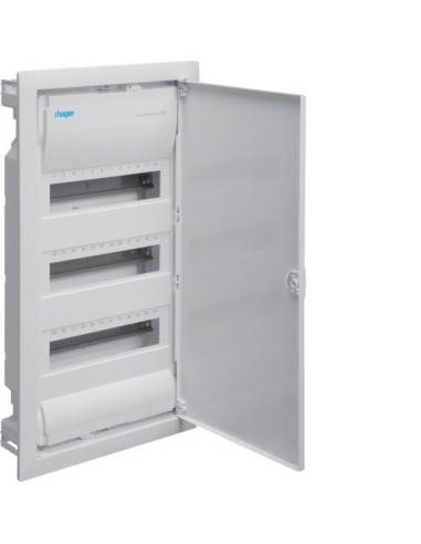 Įleidžiamas skydelis, IP30, 3×12, Volta, HAGER
