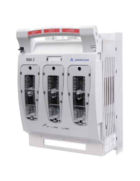 APATOR RBK 2 PRO-M horizontalus saugiklių blokas iki 400A