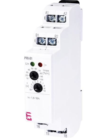 PRI-51/16 Srovės kontrolės relė AC 24-240V,DC-24V ETI