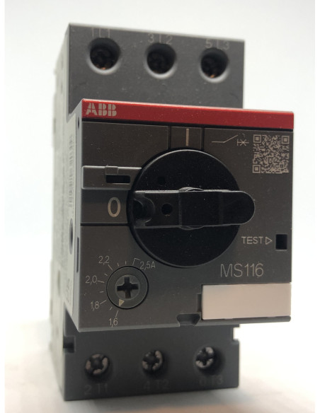 MS116-2.5 ABB Variklio apsaugos automatas 1.6-2.5A
