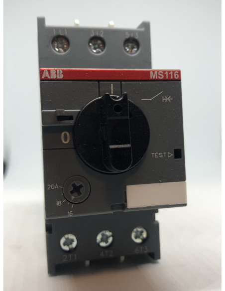 MS116-20 ABB Variklio apsaugos automatas 16-20A