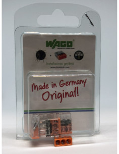 Oranžinė 3 laidų jungtis WAGO 2273-203, 0.5-2.5mm2, 24A,5vnt