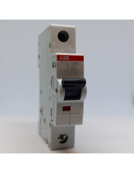 Automatinis jungiklis 1P C6A 6kA S201-C6 ABB