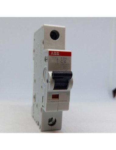 Automatinis jungiklis 1P C10A 6kA S201-C10 ABB