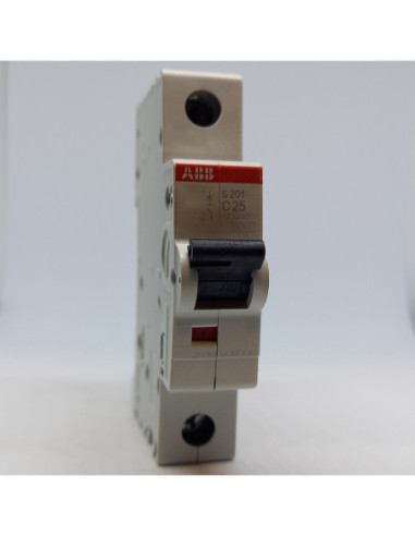 Automatinis jungiklis 1P C25A 6kA S201-C25 ABB