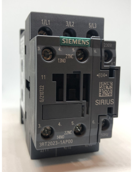 SIRIUS Kontaktorius S0 4kW 9A 1NO+1NC 230VAC SIEMENS
