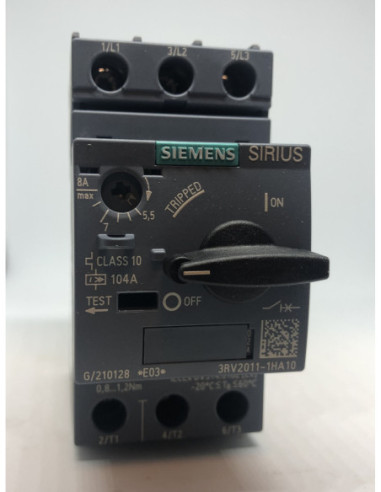 Variklio apsaugos automatas 5.5-8.0A S00 Siemens