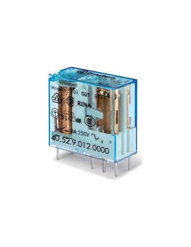 Tarpinė relė 12VDC, 2CO-DPDT, 8A Finder