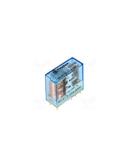 Tarpinė relė 1CO-SPDT, 24VDC, 16A Finder