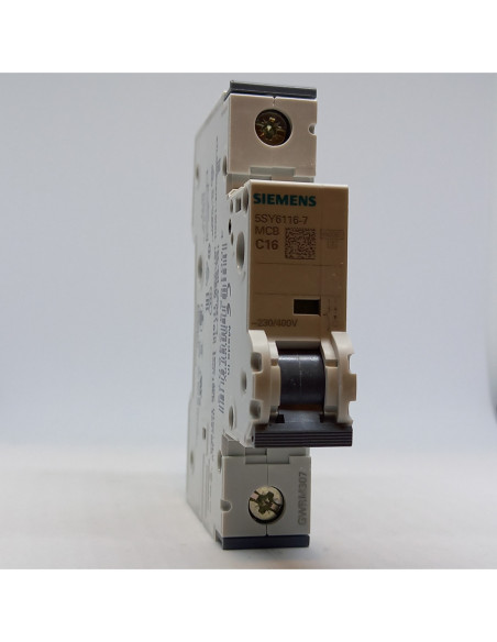 Automatinis jungiklis 1P C16A 6kA Siemens