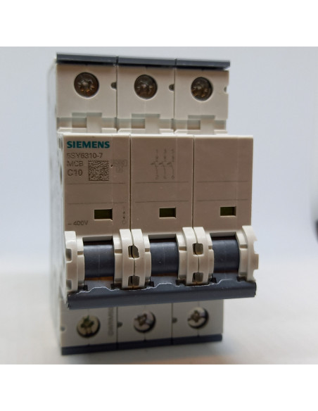 Automatinis jungiklis 3P C10A 6kA Siemens