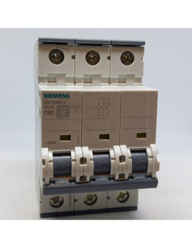 Automatinis jungiklis 3P C63A 6kA Siemens
