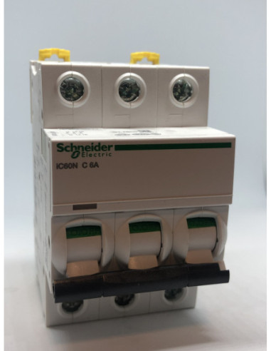 Acti9 iC60N Automatinis jungiklis 3P C6A 6kA Schneider Electric