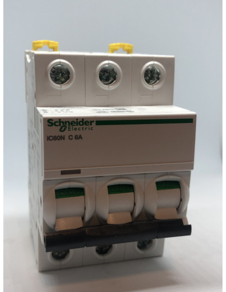 Acti9 iC60N Automatinis jungiklis 3P C6A 6kA Schneider Electric