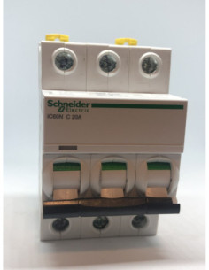 Acti9 iC60N Automatinis jungiklis 3P C20A 6kA Schneider Electric