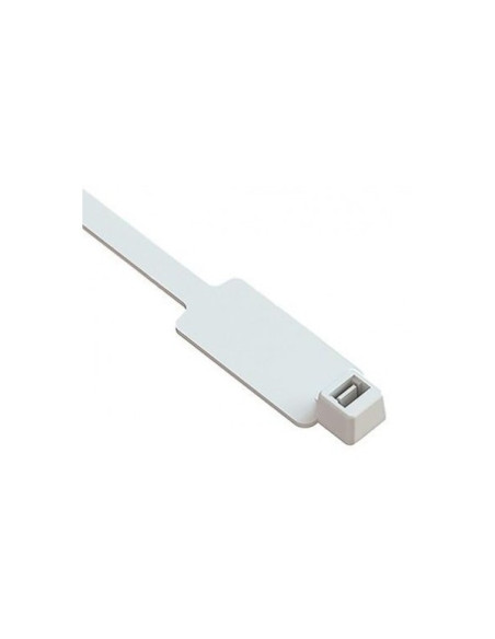 Balti dirželiai su aikštele žymėjimui  110*2.5mm 100vnt.