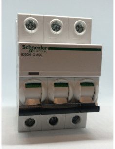 Acti9 iC60N Automatinis jungiklis 3P C25A 6kA Schneider Electric