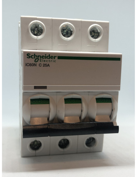 Acti9 iC60N Automatinis jungiklis 3P C25A 6kA Schneider Electric