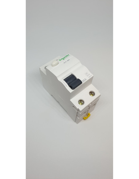 Schneider Electric srovės nuotekio relė Acti 9 K 2P 25A 30mA AC