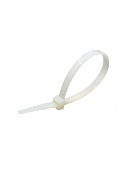 BM B2548 balti PVC dirželiai 250*4.8mm (100 vnt)