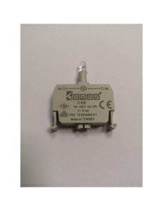 EMAS CKB Kontaktas su baltu LED 100-250V AC/DC