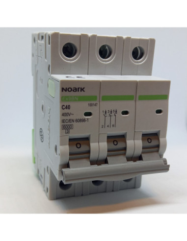 Automatinis jungiklis Ex9BN 3P C40A Noark