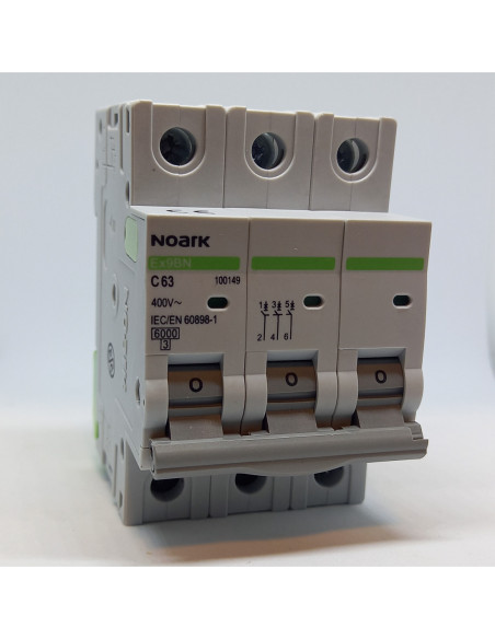 Automatinis jungiklis Ex9BN 3P C63A Noark