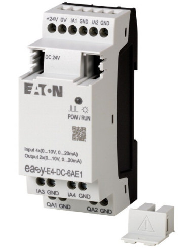 EASY-E4-DC-6AE1 Eaton valdiklio modulis 24VDC,4xIN,2xOUT