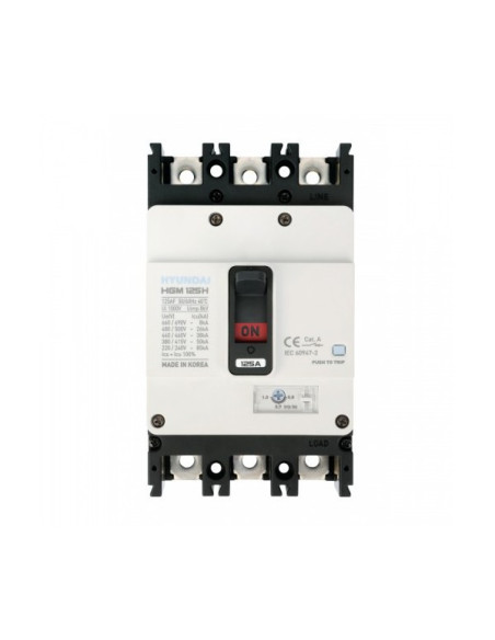HGM125H-100 automatinis jungiklis 3P 100A 26ka HYUNDAI