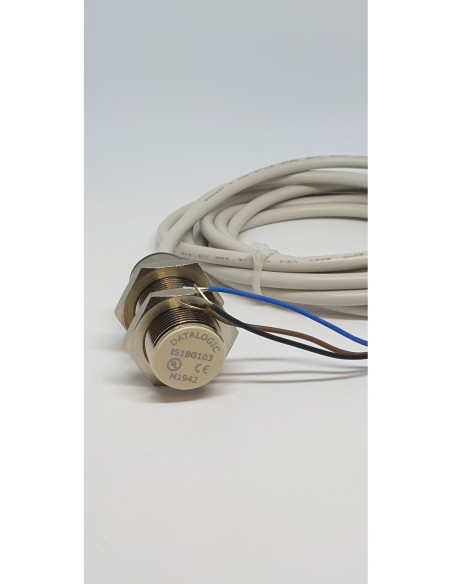 IS-18-G1-03 Induktyvinis daviklis M18 PNP NO 10-30VDC SN-8mm Datalogic