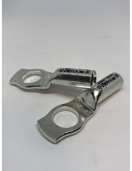 Varinis antgalis dengtas alavu 25mm2 laidui M12 ERGOM DIN46235