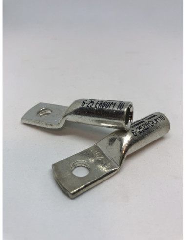 Varinis antgalis dengtas alavu 25mm2 laidui M6 ERGOM DIN46235