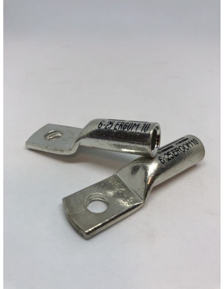 Varinis antgalis dengtas alavu 25mm2 laidui M6 ERGOM DIN46235
