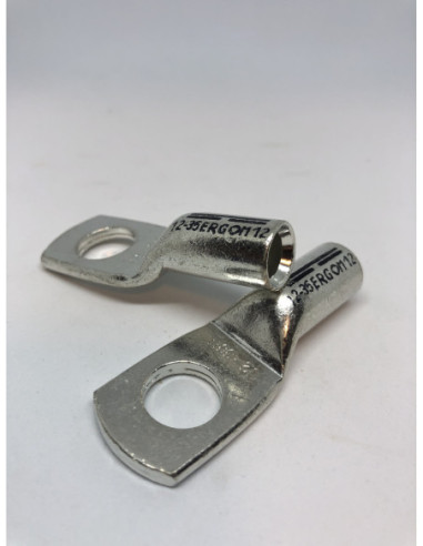 Varinis antgalis dengtas alavu 35mm2 laidui M12 ERGOM DIN46235