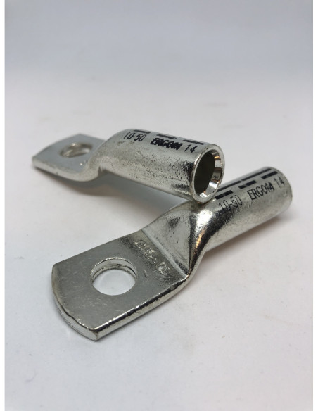 Varinis antgalis dengtas alavu 50mm2 laidui M10 ERGOM DIN46235