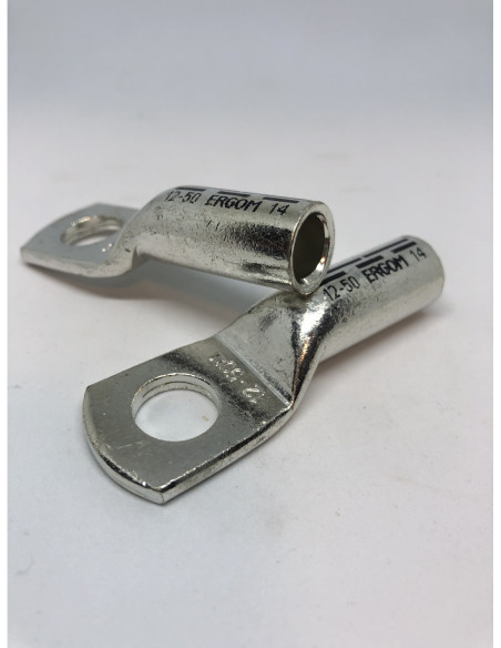 Varinis antgalis dengtas alavu 50mm2 laidui M12 ERGOM DIN46235
