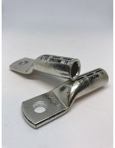 Varinis antgalis dengtas alavu 50mm2 laidui M8 ERGOM DIN46235