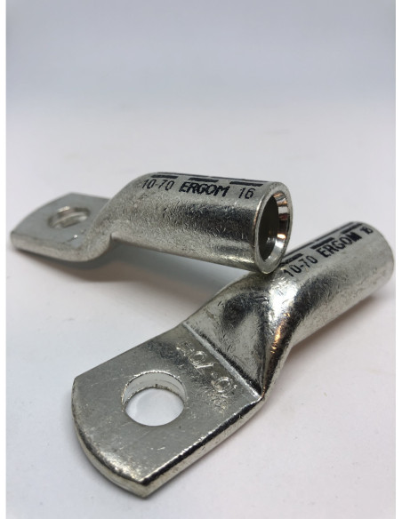 Varinis antgalis dengtas alavu 70mm2 laidui M10 ERGOM DIN46235